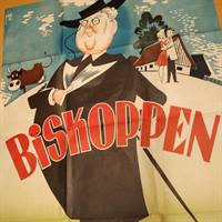 gammel filmplakat dansk film biskoppen.